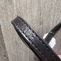 Tooled Leather Headstall, 2 laces, Narrow Adjustable Loop Reins, snaps *like new
