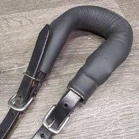 Foam Padded Leather Crupper, adj, tags *new, scratches, cracked & splitting foam
