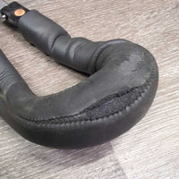 Foam Padded Leather Crupper, adj, tags *new, scratches, cracked & splitting foam
