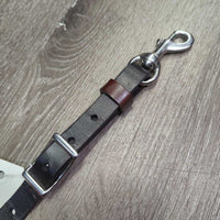 Foam Padded Leather Crupper, adj *gc, clean, creased/folded, scratches, cracked, dusty
