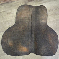 Wool Endurance Pad, wear leathers *gc, v. hairy, dirt, film, rubs, mnr unstitched, dents, scrapes
