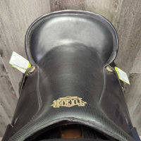 17" *W 6/6.25 Tucker Gen II "Tevis" Endurance Saddle, 2x: Hobble Straps, Endurance Stirrups & Latigos, Padded Perforated Seat, Serial # 151-710-6153-4C 2013 1990
