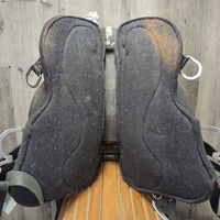 17" *W 6/6.25 Tucker Gen II "Tevis" Endurance Saddle, 2x: Hobble Straps, Endurance Stirrups & Latigos, Padded Perforated Seat, Serial # 151-710-6153-4C 2013 1990
