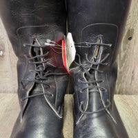 Field Boots, Pull On, 2x Metal Forms *vgc/xc, mnr scratches, rubs & scrapes

