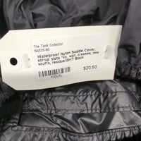 Waterproof Nylon Saddle Cover, stirrup slots *xc, wpf, creases, mnr scuffs, residue/dirt?

