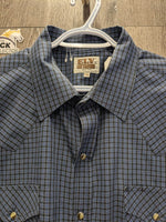 MENS LS Western Shirt, Snaps
