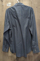 MENS LS Western Shirt, Snaps
