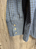 MENS LS Western Shirt, Snaps
