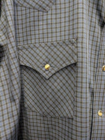 MENS LS Western Shirt, Snaps
