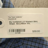 MENS LS Western Shirt, Snaps
