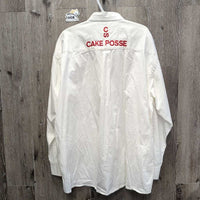 MENS Western Shirt "Calgary Stampede" *vgc, sm pin holes, seam puckers
