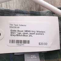 MENS Hvy Western Shirt *vgc, clean, seam puckers
