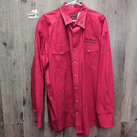 LS Western Shirt "Calgary Stampede", Snaps *xc, mnr hairy & seam puckers
