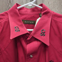 LS Western Shirt "Calgary Stampede", Snaps *xc, mnr hairy & seam puckers
