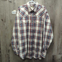 MENS LS Western Shirt, snaps *xc/like new
