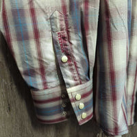 MENS LS Western Shirt, snaps *xc/like new

