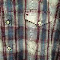 MENS LS Western Shirt, snaps *xc/like new
