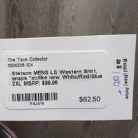 MENS LS Western Shirt, snaps *xc/like new
