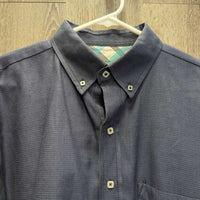 MENS LS Western Shirt *vgc, clean, mnr crinkles & seam puckers

