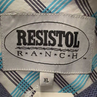 MENS LS Western Shirt *vgc, clean, mnr crinkles & seam puckers
