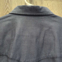 MENS LS Western Shirt *vgc, clean, mnr crinkles & seam puckers
