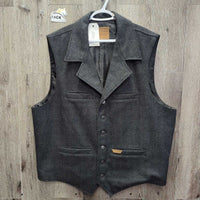Wool Button Down Vest *xc, clean
