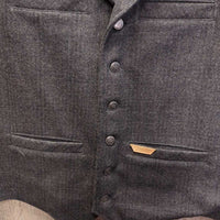 Wool Button Down Vest *xc, clean
