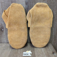 Pr Beaded Lined Deerskin Moccasins *like new
