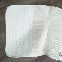 Non Slip Top, Quilt Dressage Saddle Pad, bag *new, mnr stains
