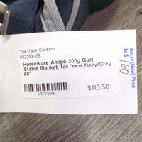 200g Quilt Stable Blanket, tail *new, tags
