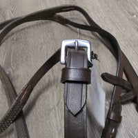 Rubber Reins, lthr stoppers, tags *new
