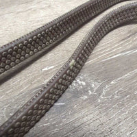 Rubber Reins, lthr stoppers, tags *new
