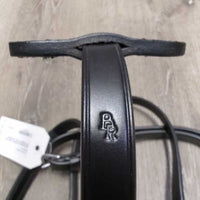 Rubber Lined Reins, lthr stoppers *new, tags

