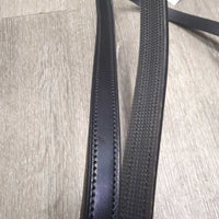 Rubber Lined Reins, lthr stoppers *new, tags
