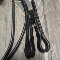 Curb Reins, loop end, tags, keeper *new
