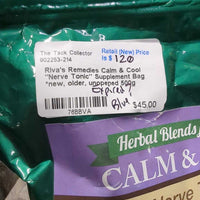 Calm & Cool "Nerve Tonic" Supplement Bag *new, older, unopened
