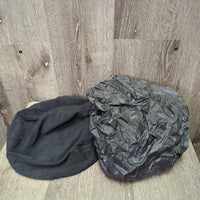 VINTAGE: DISPLAY ONLY Velvet Helmet, harness, tag, extra foam, 2 covers *new, older
