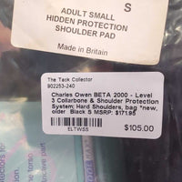 BETA 2000 - Level 3 Collarbone & Shoulder Protection System; Hard Shoulders, bag *new, older
