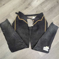 Suede Full Chaps *xc, clean, rubs?fading
