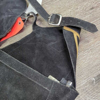 Suede Full Chaps *xc, clean, rubs?fading
