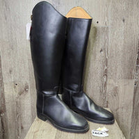 Dress Boots, Zips, tag *new. BROKEN ZIPPER-L, scratches
