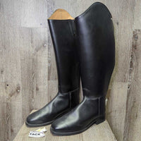 Dress Boots, Zips, tag *new. BROKEN ZIPPER-L, scratches
