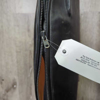 Dress Boots, Zips, tag *new. BROKEN ZIPPER-L, scratches
