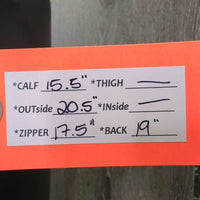 Dress Boots, Zips, tag *new. BROKEN ZIPPER-L, scratches
