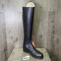 REPURPOSE LEATHER *1 ONLY LEFT Field Boot, Zip, Cardboard Form *new, inside marker, older
