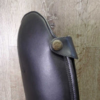 REPURPOSE LEATHER *1 ONLY LEFT Field Boot, Zip, Cardboard Form *new, inside marker, older
