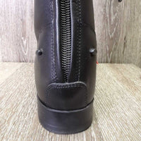 REPURPOSE LEATHER *1 ONLY LEFT Field Boot, Zip, Cardboard Form *new, inside marker, older

