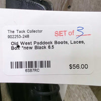 Paddock Boots, Laces, Box *new
