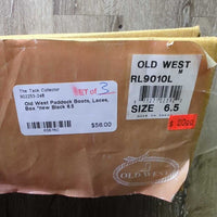 Paddock Boots, Laces, Box *new
