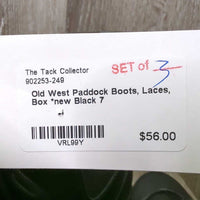 Paddock Boots, Laces, Box *new
